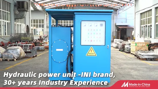 Hydraulic Power Unit Ini Electric Gear Pump Oil Hydraulic Pump Station with Valve